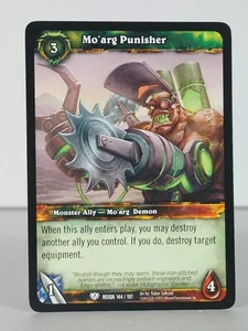 Mo'arg Punisher - Reign of FIre - singles - 144/197 - common - WoW TCG - Picture 1 of 47