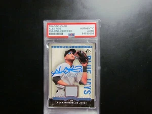 2008 Upper Deck SP Game Used Jersey Alex Rios signed card PSA Encapsulated - Picture 1 of 4