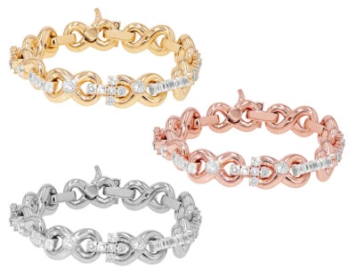 Solitaires 50 Pointer Cross 20 Pointer Emerald Cut 25 Pointer 15 CT Real Diam... - Image 1 of 4