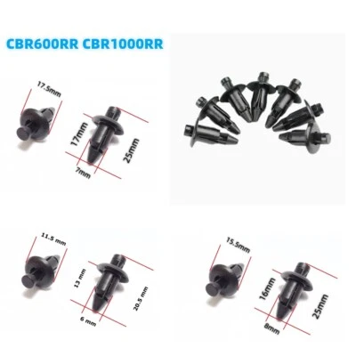 Fairing Expanding Rivet Fastener Plastic Screws For HONDA CBR600RR CBR1000RR - Изображение 1 из 4