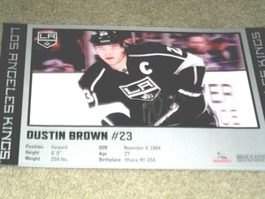 Dustin Brown Los Angeles Kings Autographed Poster (Noisemaker) from 4/5/2012 - Picture 1 of 3