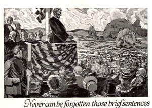 Antiguo anuncio de 1919 Lehigh Portland Cement Co Gettysburg Lincoln a nivel nacional 9/1919 - Imagen 1 de 4