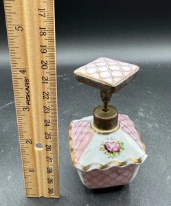 Rare antique Porcelain perfume bottle 4" Tall - Picture 1 of 6