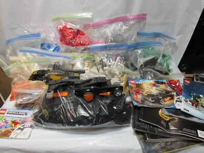 9lb Lego Lot  With Manuals Marvel Infinity Saga Mine Craft Lego City  (Q33K) - Image 1 of 4