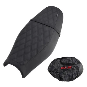 Complete Cushion Rider Passenger Seat Blacka Fits For Street Twin Speed Twin 900 - Picture 1 of 12