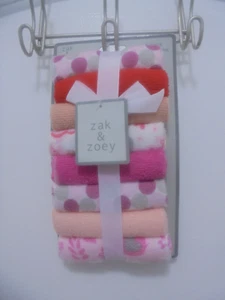 Zak & Zoey NEW 8 pack Multi Color Girls Washcloths - Bild 1 von 3
