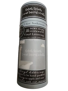 Calcomanía Vinilo ARTE Letras Adhesivo Splish Splash I Was Taking A Bath Baño  - Imagen 1 de 9