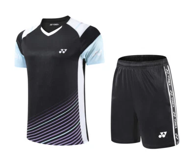 Взрослый детский спортивный костюм YY теннисный стол бадминтон одежда комплект футболки + шорты - Изображение 1 из 4