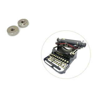 X2 Tuerca de pulgar para máquina de escribir Corona No.3 carrete de cinta pieza de soporte de tornillo plegable - Imagen 1 de 3