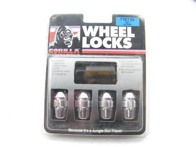 Gorilla 71671N 铬轮螺母 - 7/16-20 - 4 件装 — 第 1/2 张图片