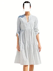 Alba Moda Kleid weiss-marine Gr. 42, Gr. 44, Gr. 46, Gr. 48 0822740071 - Bild 1 von 7