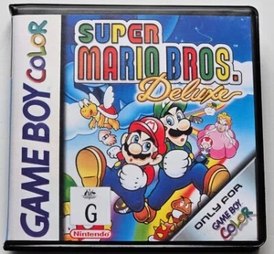 Super Mario Bros Deluxe SOLO CUSTODIA Game Boy Color Box MIGLIORE QUALITÀ - Foto 1 di 6