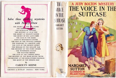 JUDY BOLTON VOICE IN THE SUITCASE #8 SCARCE 1940 Orig WS/HB/DJ FINE Early Ed!!!! - Image 1 of 4
