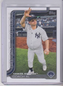 2025 Topps Series 1 Coach Al First Pitch insert FP-4 New York Yankees - Picture 1 of 2