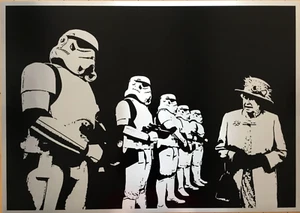 Trust iCON - The Empire Strikes Back signiert Ltd Edition Queen Star Wars Banksy - Bild 1 von 2