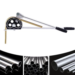 Curvatubi 3/4" manuale 0~180° rame tipo cricchetto piegatubi piegatubi 19mm - Foto 1 di 10