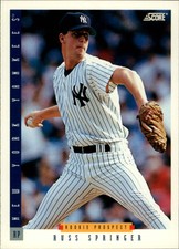 1993 Score #238 Russ Springer
