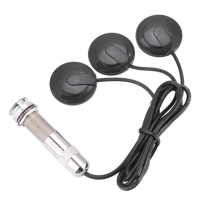 Transductor piezoeléctrico pastilla 6,35 mm para guitarra acústica ukelele mandolina instrumentos Foto 1 de 4