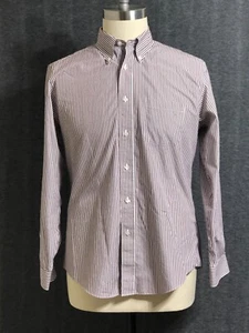 Camisa de vestir Brooks Brothers 1818 para hombre talla L Supima algodón manga larga - Imagen 1 de 11