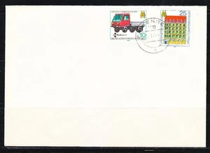 Germany DDR 1978 FDC cover Mi 2353-2354 Sc 1941-1942 Leipzig Fair & Truck - Picture 1 of 1