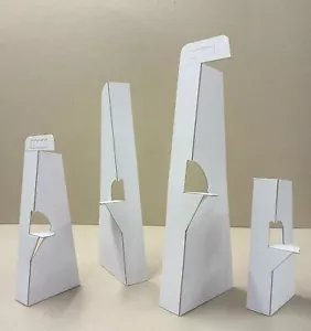 A6/A5/A4/A3/A2 White Show card Struts, Display Struts, Cardboard Struts. Inc.VAT - Picture 1 of 13