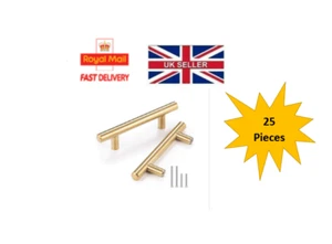 25 Stück Packung Schrankgriffe 162 mm, Schubladengriffe aus Edelstahl, gebürstet - Bild 1 von 2