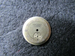 Vintage WATCHMAKER'S Estate NEW-ARDATH 17J Incabloc DIAL for PARTS/REPAIR - Picture 1 of 3