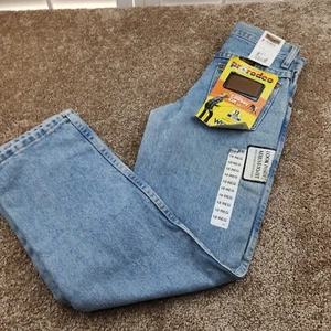 Wrangler Retro Relaxed Jeans Boys 10 Regular Blue Adjustable 24x25 NWT - Picture 1 of 11