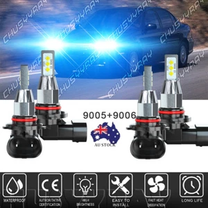 9005 9006 LED Headlight Hi/Lo Beam Kit for Mitsubishi Lancer CJ Series 2007-2012 - Picture 1 of 11