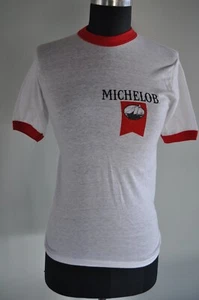 Vintage Michelob Open Regatta 1981 LLSC Ringer Size Small - Picture 1 of 9