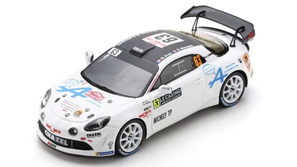 Alpine A110 #63 Rally Monte Carlo 2023 R.frau / S.marquez 1:43 Model S6722 - Immagine 1 di 1
