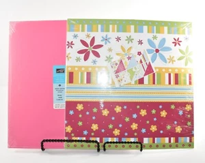 CUTIE PIE DOUBLE SIDED PAPER & REGAL ROSE CARDSTOCK 12" X 12" NEW - Picture 1 of 4