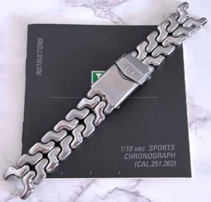 Tag Heuer Original Band Sel Chronograph Herren Armbanduhr Teile 15,7cm gebraucht - Bild 1 von 2