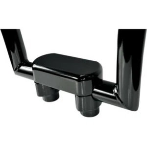 LA Choppers 1.5" Gloss Black Risers 1 1/4 Handlebar Clamp Harley Touring Softail - Picture 1 of 1