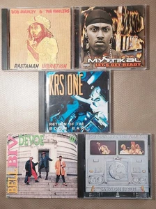 90s Hip-hop Rap Reggae CD Lot 5 Cds KRS-One Mystikal Bell Biv Devoe Bob Marley - Bild 1 von 14