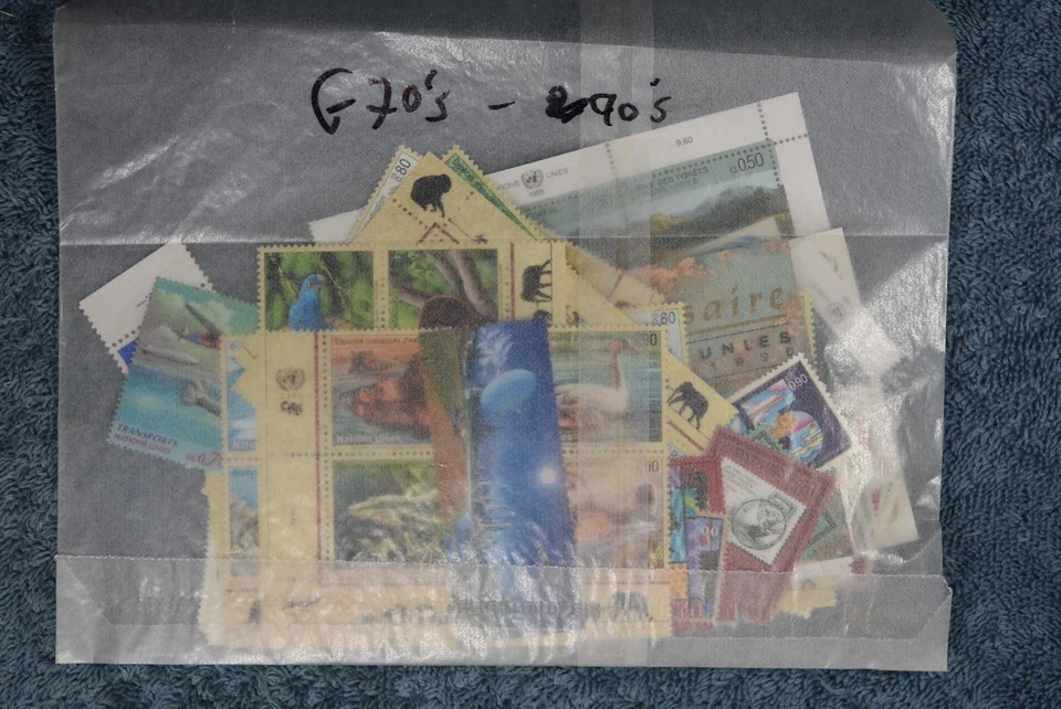 Bulk Lot 1970's - 1990s Geneva Singles, Block, Inscription Blocks - MNH - Image 1 of 1