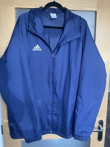 Adidas 3 Stripe XL Track Jacket Men's Blue Athletic Soccer Gym Mint Condition  - Picture 1 of 4