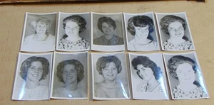 Zehn 60er Jahre Teenager Mädchen Kopfschüsse, Frisur? Fotos - Bild 1 von 3