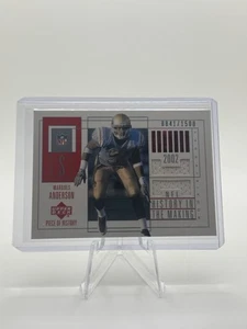 2002 Upper Deck Piece Of History in the Making /1500 Marques Anderson Rookie RC - Picture 1 of 2