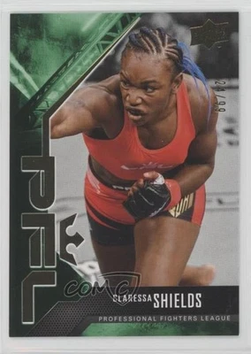 2022 Upper Deck PFL Box Set Green /99 Claressa Shields #25 - Image 1 of 2