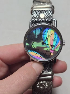 Orologio Vintage Automatico Manuale A Corda Anni 80 Argentato Da Sistemare  - Immagine 1 di 4