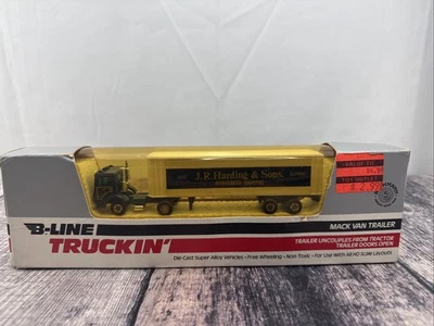 老式全新 Bachmann B 系列 Truckin’ MACK VAN 拖车冷藏运输 — 第 1/4 张图片