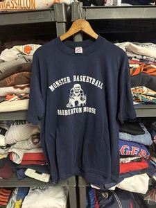 Vintage 90s Jerzees Monster Basketball Barberton Moose T-Shirt Size XL - Picture 1 of 4