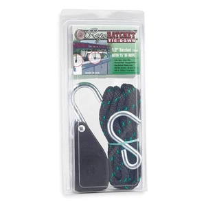 ROPE RATCHET 10035 Rope Tie Down,15' L,500 lb,S-Hook 1DJP5 - Picture 1 of 1