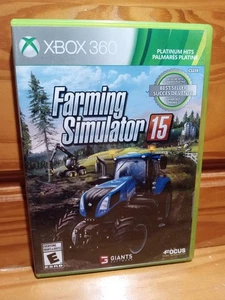 Farming Simulator 15 - Platinum Hits (Xbox 360) Tested! Complete! Fast Shipping - Picture 1 of 4