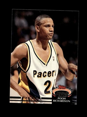 1992 Stadium Club Pooh Richardson #318 Indiana Pacers  Near mint or better - Image 1 of 2