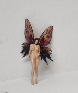 Handmade Fairy Figurine Autumn Wing Fairy. Nude Fairy Artisan Made. Fairy Garden - Picture 1 of 21