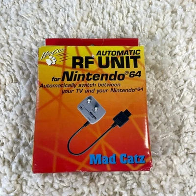 Convertidor RF Alta Frecuencia Playstation Mad Catz Modelo 3024 en Caja Foto 1 de 3