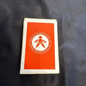 Playing Card Deck, Bearing Headquarters Co.,  Headco Ind.,collectible Advert - Picture 1 of 2