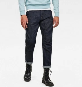 Jeans uomo G-Star 5620 3D tapered 3d raw denim blu scuro W30 L30 - Foto 1 di 4